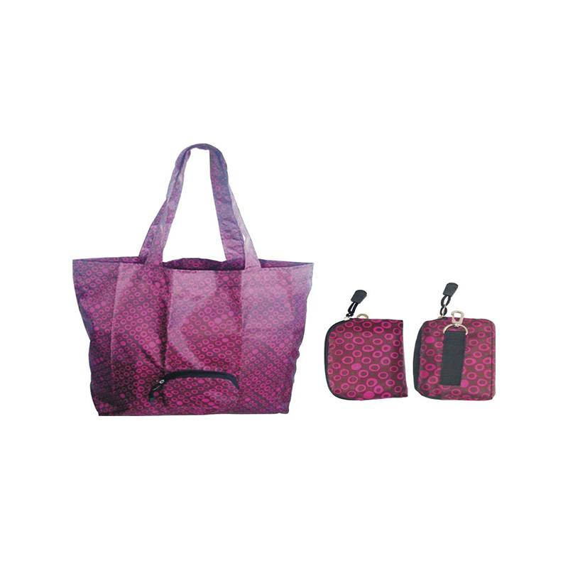 JS-SP003-Sammenleggbar handlepose i polyester